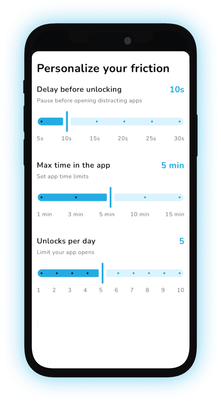 FreeBrain Set your blocking level